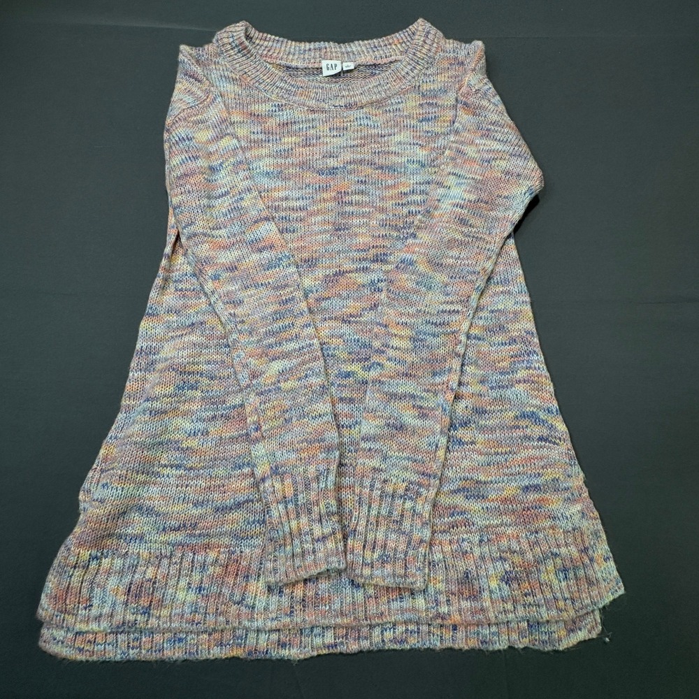 GAP Multicolored‎ Knit Sweater Tunic Pullover Women's Size S